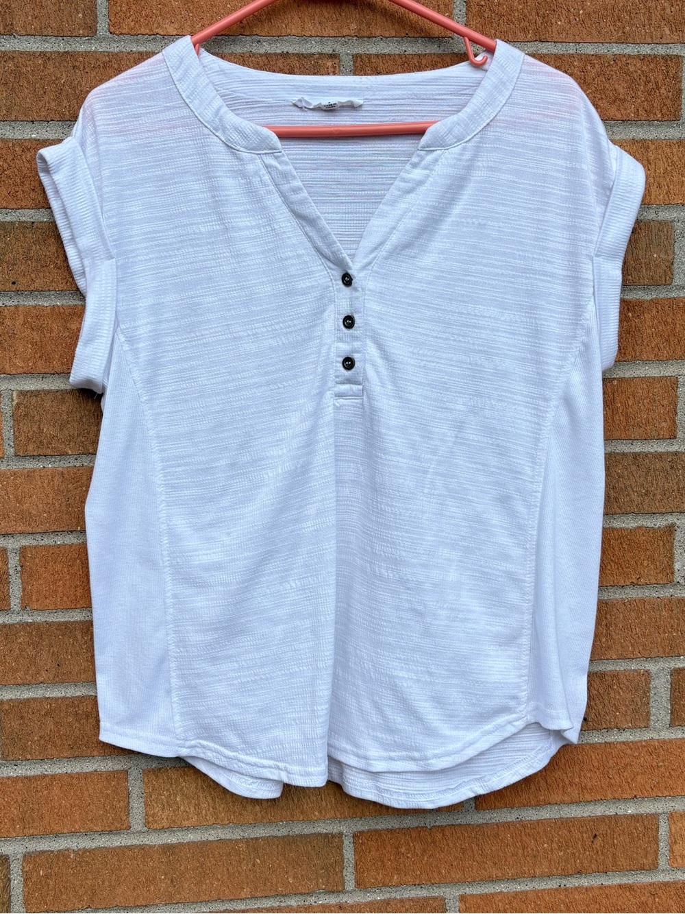 Jane & Delancey White Short Sleeve  Top - Women